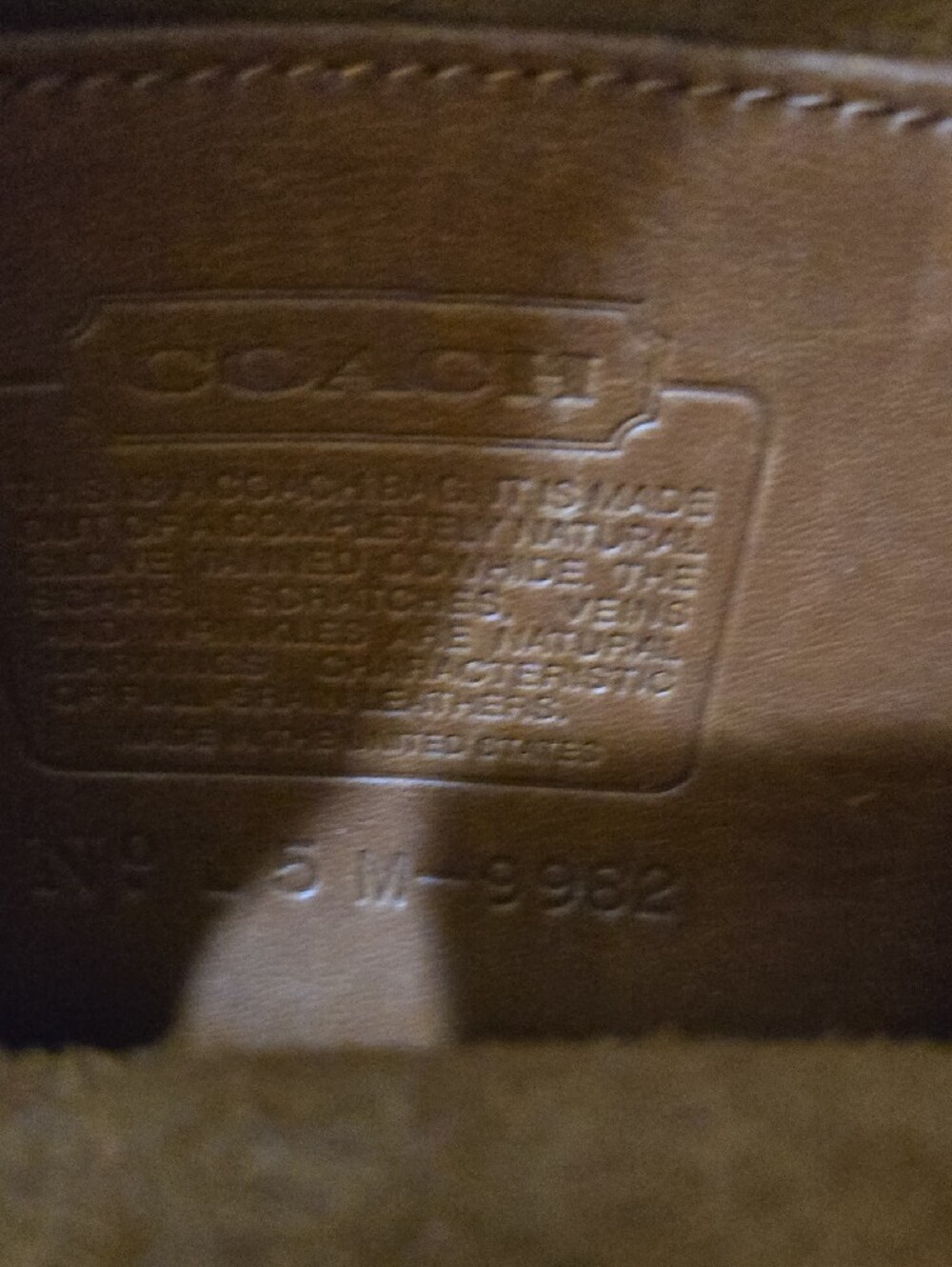 Vintage Coach Canteen bag (Style 9982) - Picture 8 of 12